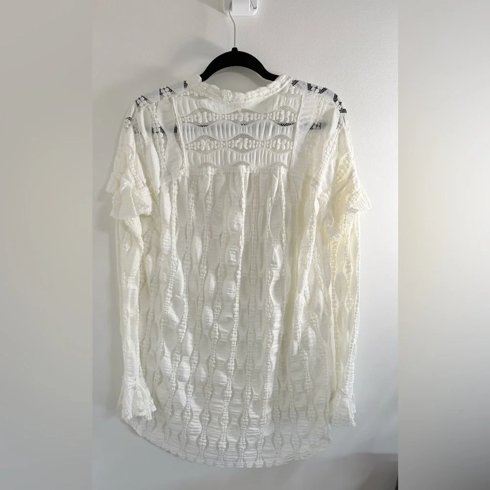 Free People C Sandy Shop Tunic Top
